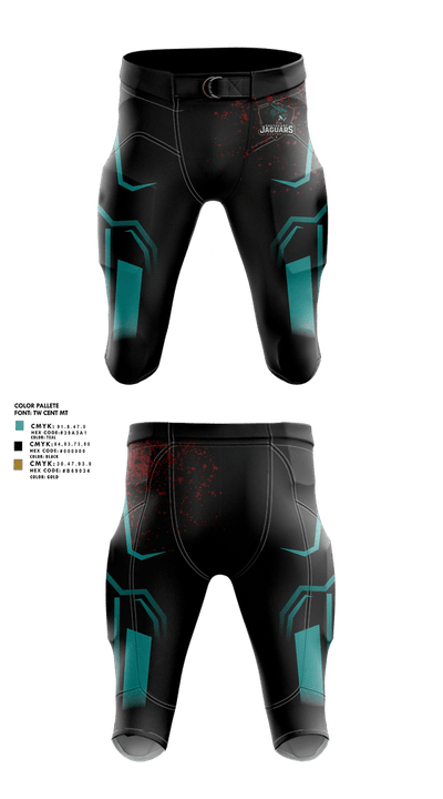 southeast Jaguars 26594681 Football Pants - 1