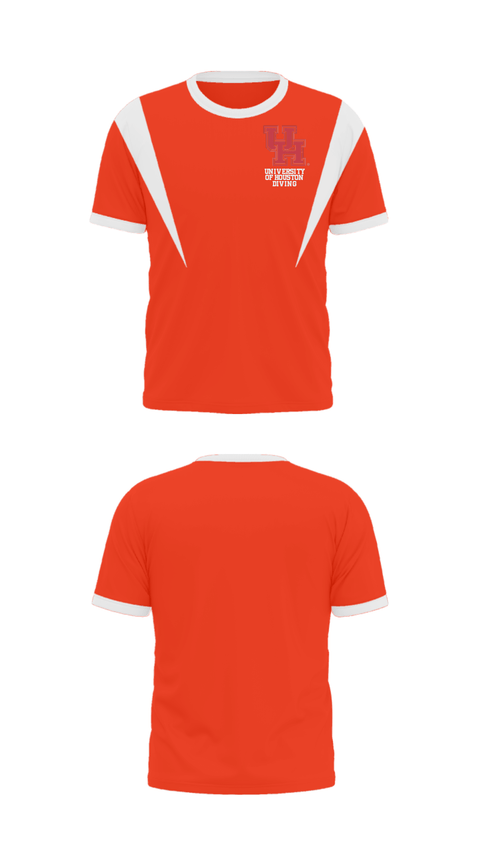 Short Sleeve Performance Shirt, University Of Houston Diving, Spirit Store, Teamtime, Team time, sublimation, custom sports apparel, team uniforms, spirit wear, spiritwear, sports uniforms, custom shirts, team store, custom team store, fundraiser sports, apparel fundraiser