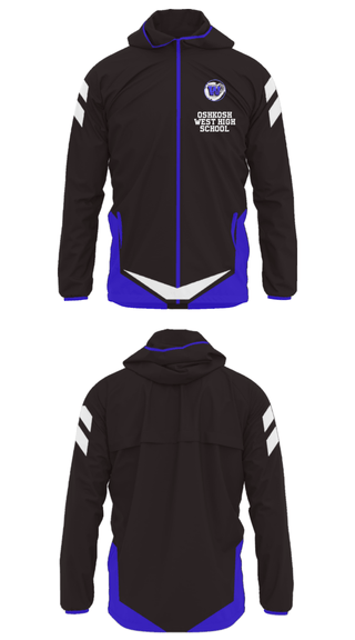 Windbreaker, Oshkosh West High School, Spirit Store, Teamtime, Team time, sublimation, custom sports apparel, team uniforms, spirit wear, spiritwear, sports uniforms, custom shirts, team store, custom team store, fundraiser sports, apparel fundraiser