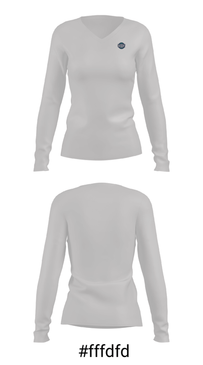 University Of West Florida 5025851 Women's Long Sleeve V-neck Shirt - 20