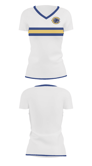 Women's Short Sleeve Vneck Shirt, Collingswood High School Wrestling, Wrestling, Teamtime, Team time, sublimation, custom sports apparel, team uniforms, spirit wear, spiritwear, sports uniforms, custom shirts, team store, custom team store, fundraiser sports, apparel fundraiser