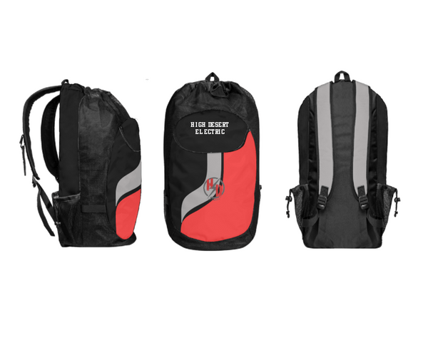 Gear Bag, High Desert Electric, , Teamtime, Team time, sublimation, custom sports apparel, team uniforms, spirit wear, spiritwear, sports uniforms, custom shirts, team store, custom team store, fundraiser sports, apparel fundraiser