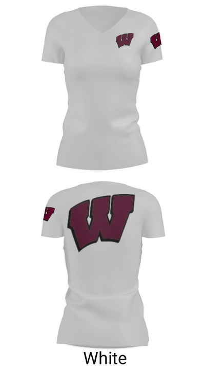 Whitman 29193337 Women's Short Sleeve V-neck Shirt - 7