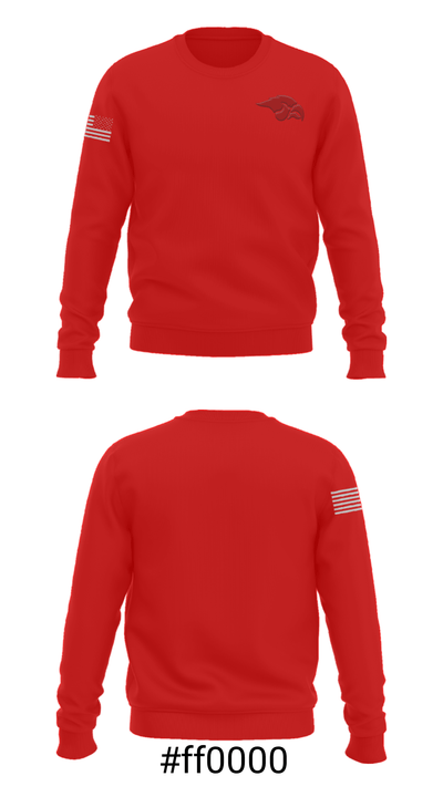 Cedar Springs High School Bowling 4687371 Crew Neck Sweatshirt - 16