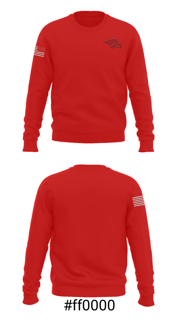 Crew Neck Sweatshirt, Cedar Springs High School Bowling, Bowling, Teamtime, Team time, sublimation, custom sports apparel, team uniforms, spirit wear, spiritwear, sports uniforms, custom shirts, team store, custom team store, fundraiser sports, apparel fundraiser