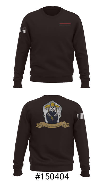Red Line Mobile Axe Throwing 75513629 Crew Neck Sweatshirt - 16