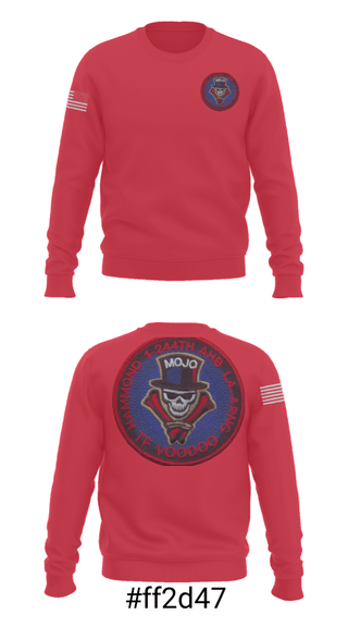Crew Neck Sweatshirt, 1-244th AASF, National Guard, Teamtime, Team time, sublimation, custom sports apparel, team uniforms, spirit wear, spiritwear, sports uniforms, custom shirts, team store, custom team store, fundraiser sports, apparel fundraiser
