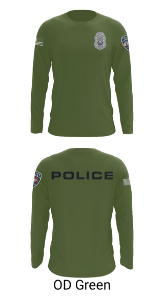 Long Sleeve Performance Shirt, , Police, Teamtime, Team time, sublimation, custom sports apparel, team uniforms, spirit wear, spiritwear, sports uniforms, custom shirts, team store, custom team store, fundraiser sports, apparel fundraiser