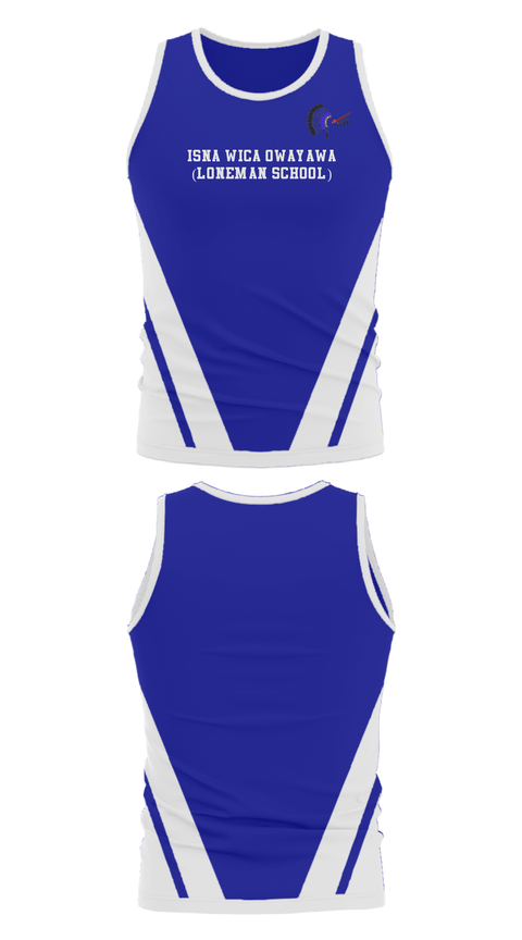 Tank Top, Isna Wica Owayawa (Loneman School), Spirit Store, Teamtime, Team time, sublimation, custom sports apparel, team uniforms, spirit wear, spiritwear, sports uniforms, custom shirts, team store, custom team store, fundraiser sports, apparel fundraiser