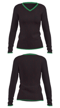 Willowside Middle School 14693352 Women's Long Sleeve V-neck Shirt - 33
