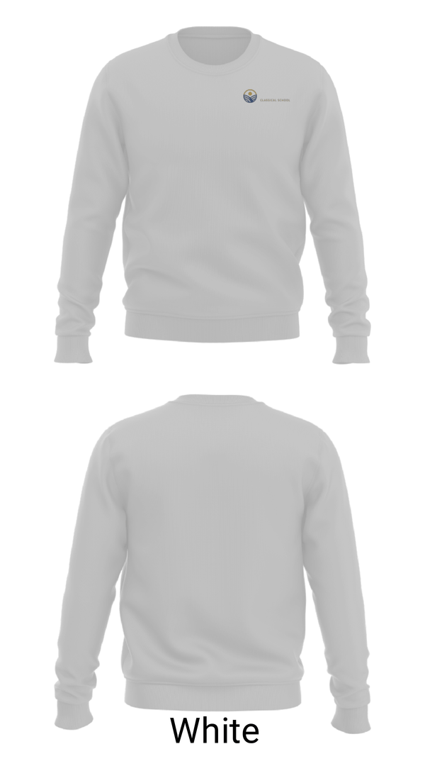 Crew Neck Sweatshirt, Delaware Valley Classical School, Spirit Store, Teamtime, Team time, sublimation, custom sports apparel, team uniforms, spirit wear, spiritwear, sports uniforms, custom shirts, team store, custom team store, fundraiser sports, apparel fundraiser