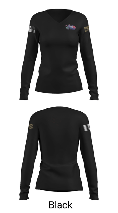 QRFup.org 47459873 Women's Long Sleeve V-neck Shirt - 23