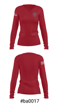 Voorhees Basketball Association 65521520 Women's Long Sleeve V-neck Shirt - 20
