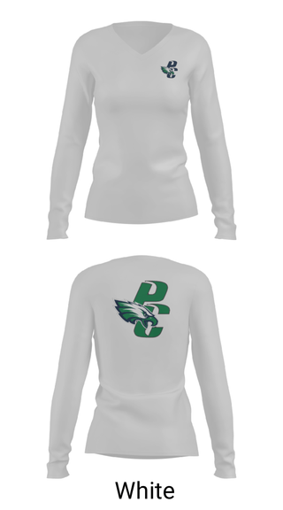 Women's Long Sleeve Vneck Shirt, Pine Creek High School Basketball, Women's Basketball, Teamtime, Team time, sublimation, custom sports apparel, team uniforms, spirit wear, spiritwear, sports uniforms, custom shirts, team store, custom team store, fundraiser sports, apparel fundraiser