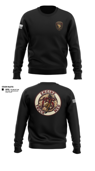 Crew Neck Sweatshirt, Full House, Fire Department, Teamtime, Team time, sublimation, custom sports apparel, team uniforms, spirit wear, spiritwear, sports uniforms, custom shirts, team store, custom team store, fundraiser sports, apparel fundraiser