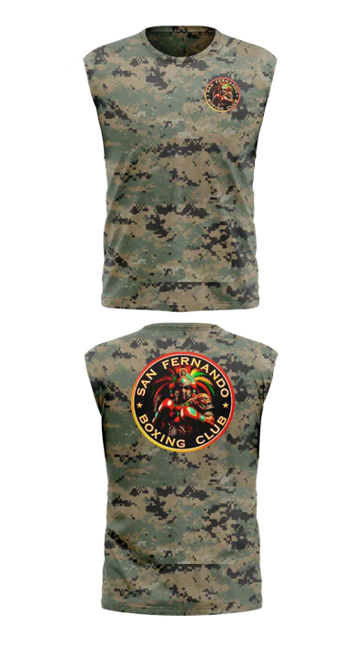 San Fernando Boxing Club 92427997 Sleeveless Performance Shirt - 201
