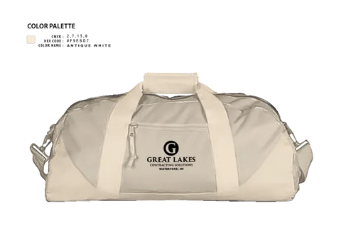 Duffle Bag, Great Lakes Contracting Solutions LLC, , Teamtime, Team time, sublimation, custom sports apparel, team uniforms, spirit wear, spiritwear, sports uniforms, custom shirts, team store, custom team store, fundraiser sports, apparel fundraiser