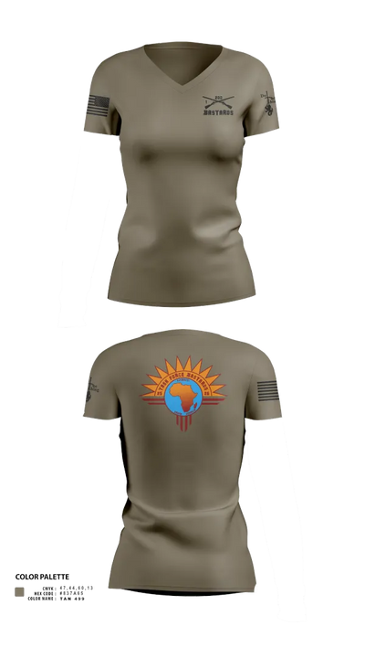 Task Force Bastards 71335130 Women's Short Sleeve V-neck Shirt - 122