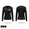Joplin Police TACMED Women's Long Sleeve V-neck Shirt - 1
