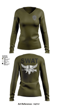 ALAMO AREA METRO SWAT TEAM 19871878 Women's Long Sleeve V-neck Shirt - 102
