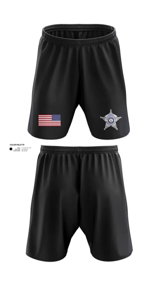 Athletic Shorts With Pockets, Bedford County Sheriff Office, Police, Teamtime, Team time, sublimation, custom sports apparel, team uniforms, spirit wear, spiritwear, sports uniforms, custom shirts, team store, custom team store, fundraiser sports, apparel fundraiser