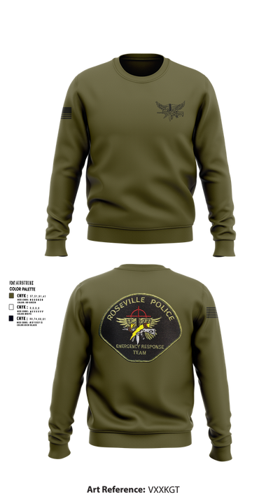 Roseville E.R.T. 91659020 Crew Neck Sweatshirt - 101