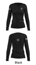 Lansingburgh Knights 54257003 Women's Long Sleeve V-neck Shirt - 23