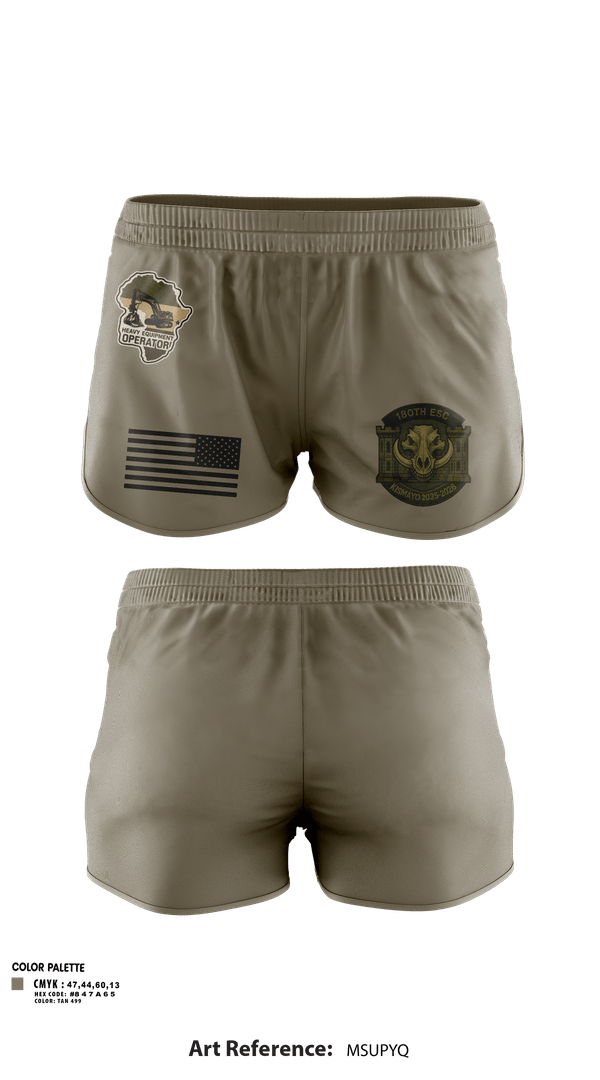 Ranger Panties, 180th ESC Kismayo, Army, Teamtime, Team time, sublimation, custom sports apparel, team uniforms, spirit wear, spiritwear, sports uniforms, custom shirts, team store, custom team store, fundraiser sports, apparel fundraiser