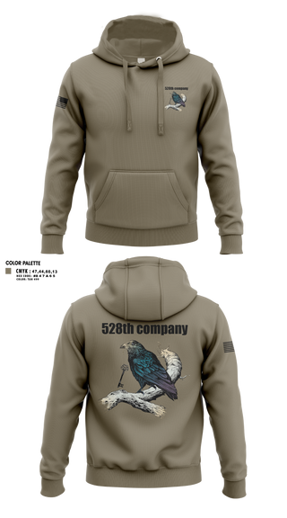 Hoodie, 528th company, Army, Teamtime, Team time, sublimation, custom sports apparel, team uniforms, spirit wear, spiritwear, sports uniforms, custom shirts, team store, custom team store, fundraiser sports, apparel fundraiser