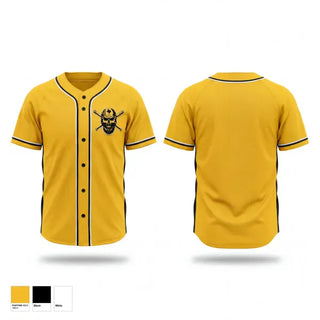 Full Button Baseball Jersey, Los VIEJOS, Baseball, Teamtime, Team time, sublimation, custom sports apparel, team uniforms, spirit wear, spiritwear, sports uniforms, custom shirts, team store, custom team store, fundraiser sports, apparel fundraiser
