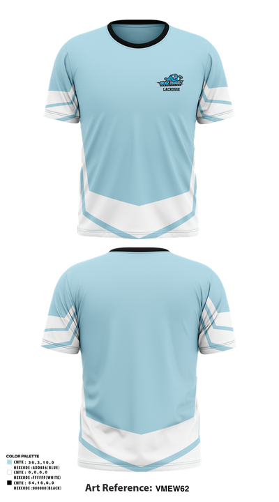 Holy Family University Lacrosse 37330829 Short Sleeve Performance Shirt - 1