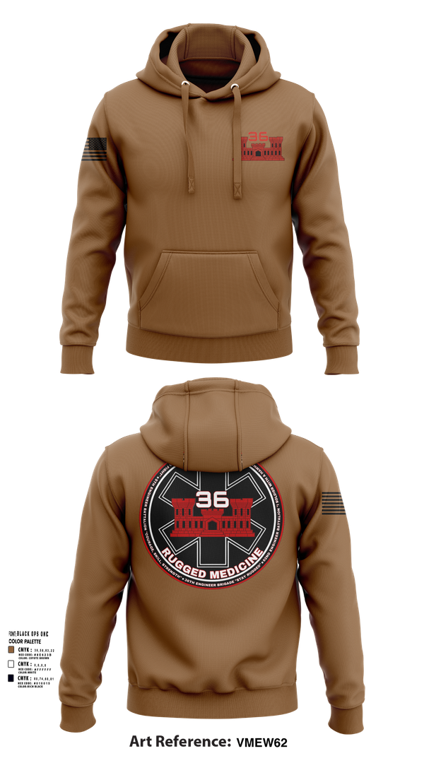 Hoodie, 36 Engineer Brigade, Army, Teamtime, Team time, sublimation, custom sports apparel, team uniforms, spirit wear, spiritwear, sports uniforms, custom shirts, team store, custom team store, fundraiser sports, apparel fundraiser