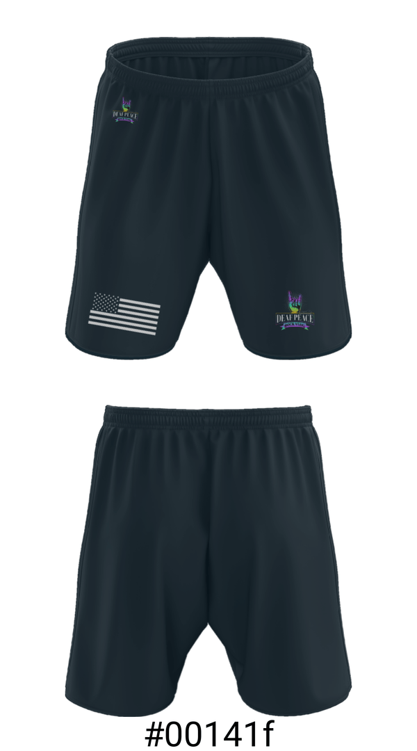 Athletic Shorts With Pockets, DeafPeaceRockVlog, , Teamtime, Team time, sublimation, custom sports apparel, team uniforms, spirit wear, spiritwear, sports uniforms, custom shirts, team store, custom team store, fundraiser sports, apparel fundraiser