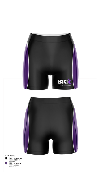 Womens Shorts, BRX, Women's Volleyball, Teamtime, Team time, sublimation, custom sports apparel, team uniforms, spirit wear, spiritwear, sports uniforms, custom shirts, team store, custom team store, fundraiser sports, apparel fundraiser