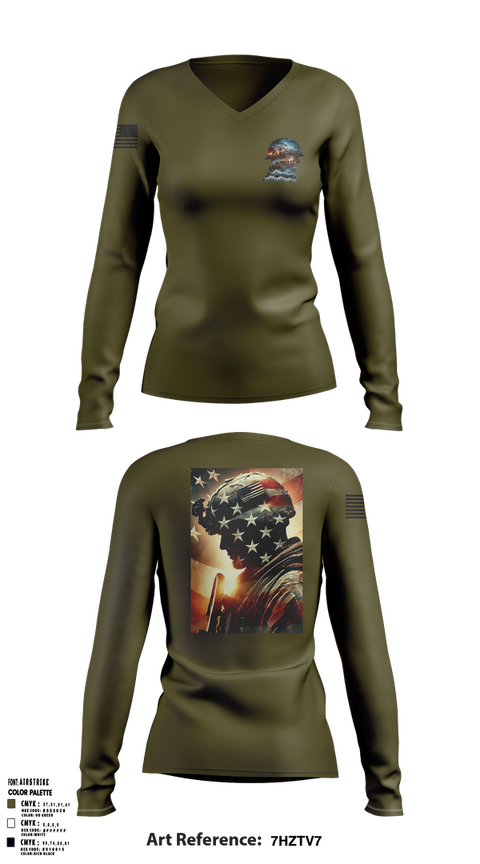 Womens Long Sleeve Vneck Shirt, Bob, , Teamtime, Team time, sublimation, custom sports apparel, team uniforms, spirit wear, spiritwear, sports uniforms, custom shirts, team store, custom team store, fundraiser sports, apparel fundraiser