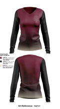 Dowling Catholic 29868559 Women's Long Sleeve V-neck Shirt - 1