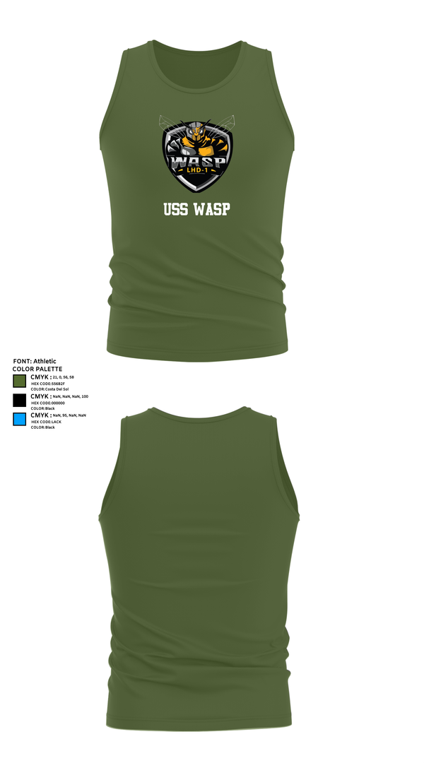 Tank Top, USS WASP, , Teamtime, Team time, sublimation, custom sports apparel, team uniforms, spirit wear, spiritwear, sports uniforms, custom shirts, team store, custom team store, fundraiser sports, apparel fundraiser