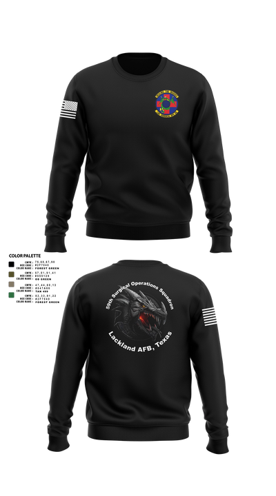 59th Surgical Operations Squadron 37744422 Crew Neck Sweatshirt - 111