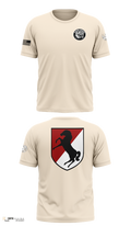 White Platoon Raging RhinosUs Army Short Sleeve Performance Shirt - 2