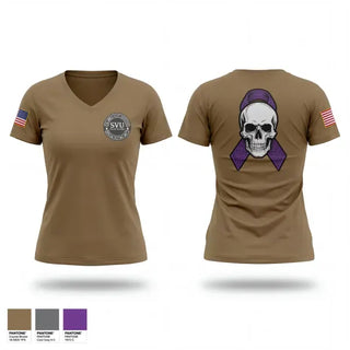 Womens Short Sleeve Vneck Shirt, Special Victims Unit, Police, Teamtime, Team time, sublimation, custom sports apparel, team uniforms, spirit wear, spiritwear, sports uniforms, custom shirts, team store, custom team store, fundraiser sports, apparel fundraiser