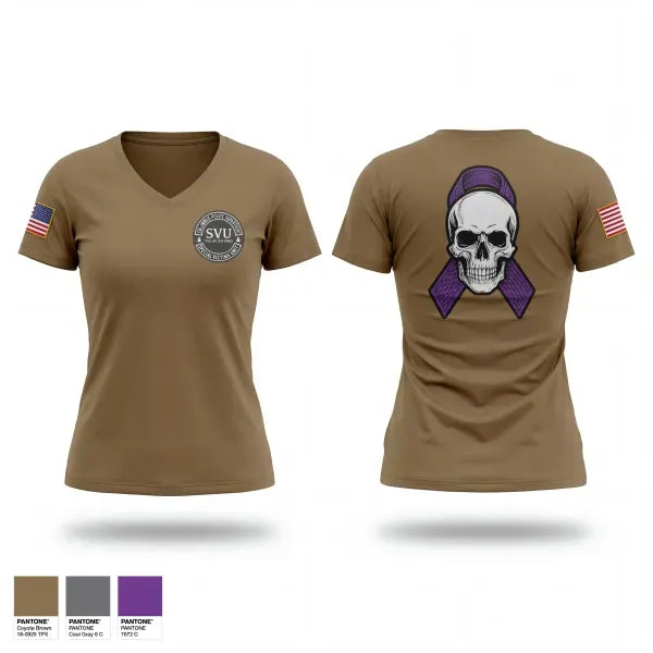 Womens Short Sleeve Vneck Shirt, Special Victims Unit, Police, Teamtime, Team time, sublimation, custom sports apparel, team uniforms, spirit wear, spiritwear, sports uniforms, custom shirts, team store, custom team store, fundraiser sports, apparel fundraiser