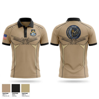 Short Sleeve Performance Polo, 24TH MDSB, Army, Teamtime, Team time, sublimation, custom sports apparel, team uniforms, spirit wear, spiritwear, sports uniforms, custom shirts, team store, custom team store, fundraiser sports, apparel fundraiser