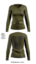 FUG10 46905911 Women's Long Sleeve V-neck Shirt - 25