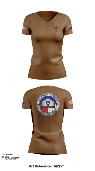 Womens Short Sleeve Vneck Shirt, Alamo guards, Army, Teamtime, Team time, sublimation, custom sports apparel, team uniforms, spirit wear, spiritwear, sports uniforms, custom shirts, team store, custom team store, fundraiser sports, apparel fundraiser