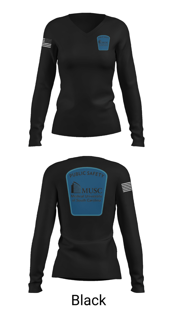 Womens Long Sleeve Vneck Shirt, AHRT, Police, Teamtime, Team time, sublimation, custom sports apparel, team uniforms, spirit wear, spiritwear, sports uniforms, custom shirts, team store, custom team store, fundraiser sports, apparel fundraiser
