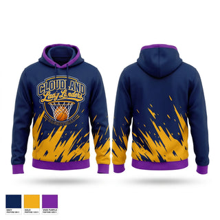 Hoodie, Cloudland, Women's Basketball, Teamtime, Team time, sublimation, custom sports apparel, team uniforms, spirit wear, spiritwear, sports uniforms, custom shirts, team store, custom team store, fundraiser sports, apparel fundraiser