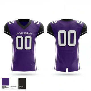 Football Jersey, Linfield Wildcats, , Teamtime, Team time, sublimation, custom sports apparel, team uniforms, spirit wear, spiritwear, sports uniforms, custom shirts, team store, custom team store, fundraiser sports, apparel fundraiser