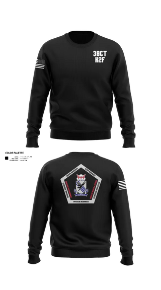 Crew Neck Sweatshirt, 3BCT H2F, Army, Teamtime, Team time, sublimation, custom sports apparel, team uniforms, spirit wear, spiritwear, sports uniforms, custom shirts, team store, custom team store, fundraiser sports, apparel fundraiser