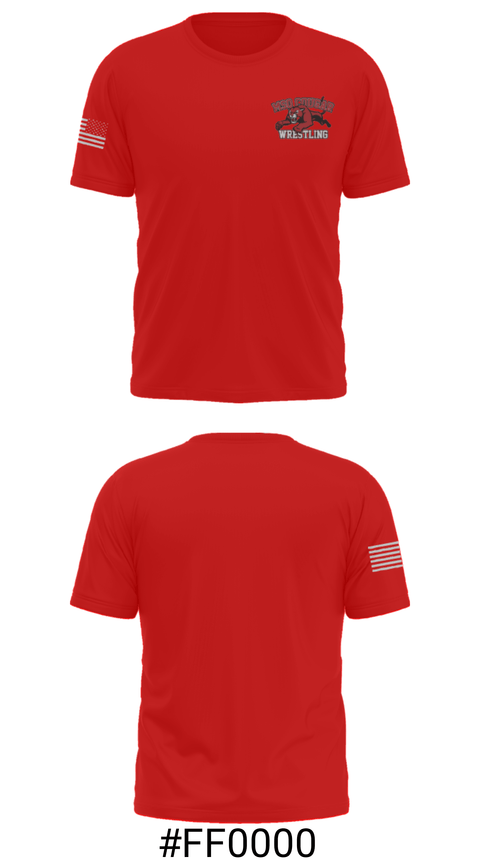Short Sleeve Performance Shirt, Mso Cougar Youth Wrestling Club, Wrestling, Teamtime, Team time, sublimation, custom sports apparel, team uniforms, spirit wear, spiritwear, sports uniforms, custom shirts, team store, custom team store, fundraiser sports, apparel fundraiser
