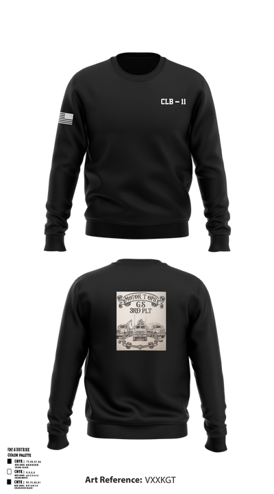 CLB-11 21730223 Crew Neck Sweatshirt - 1